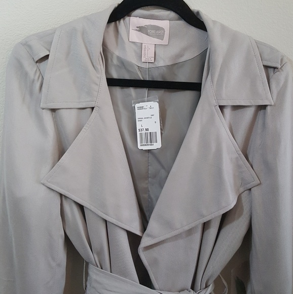 forever 21 contemporary Jackets & Blazers - Forever21 Contemporary-Casual Khaki Jacket